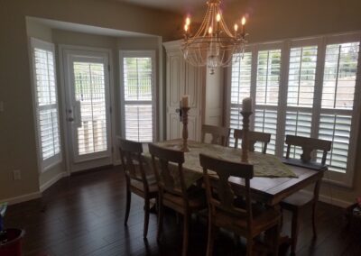 Dining set with beautiful shutters